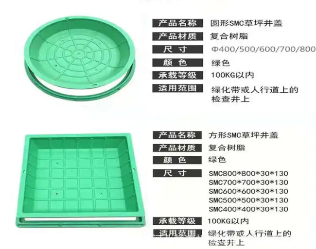 长倘口镇树脂复合种植井盖展示